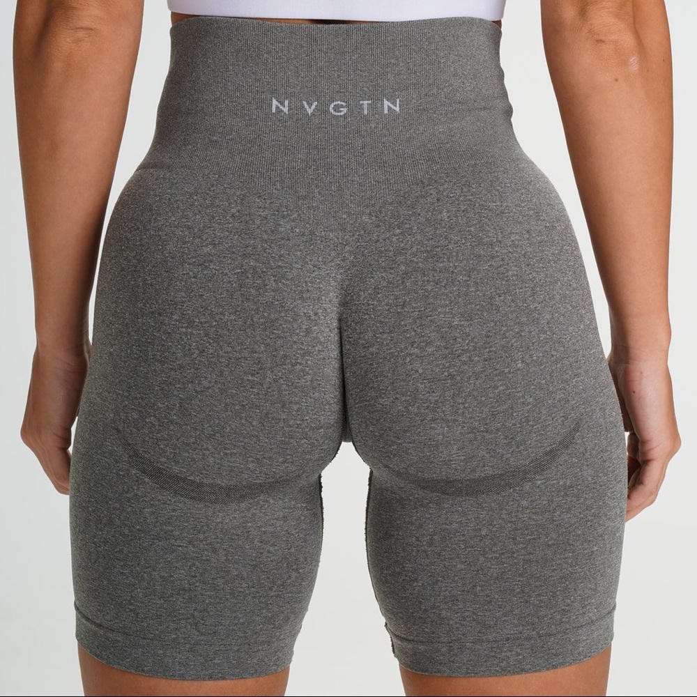 NVGTN khaki green biker shorts | size xs